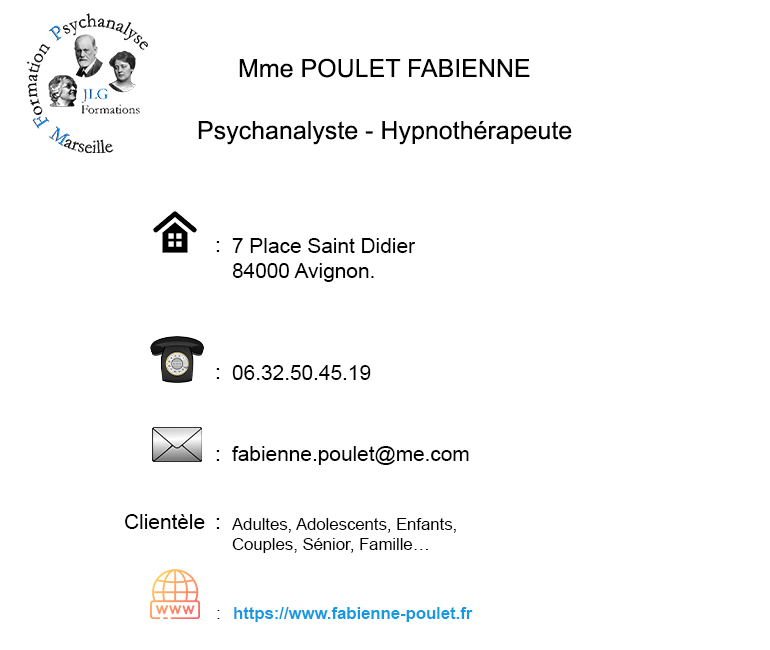 fabienne poulet psychanalyste hypnotherapeute avignon